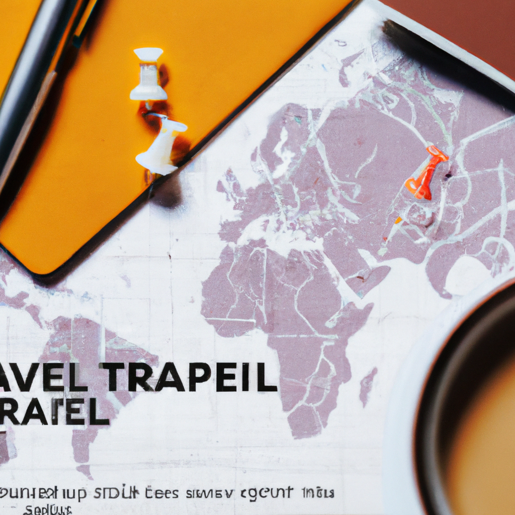 Hand-drawn route on paper with annotations